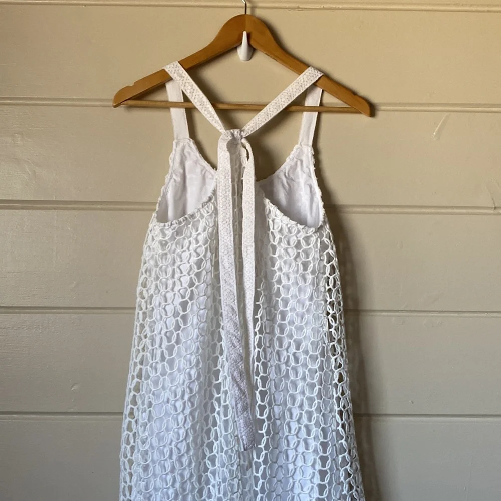 Crochet High/Low Midi Dress Size Small - Picture 10 of 11